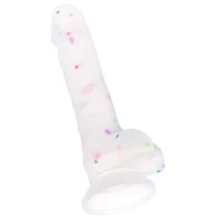 Party Hard Suction Cup Confetti Dildo - Hott Love Extreme