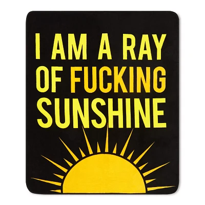 Ray of Fucking Sunshine Fleece Blanket