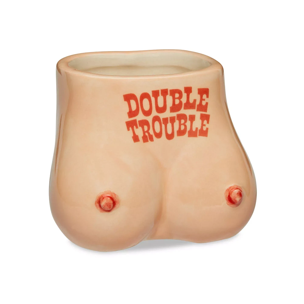 Double Trouble Boobies Shot Glass - 2 oz.