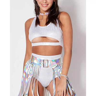Plus Iridescent Undercut Bralette