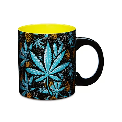 Pineapple Leaf Coffee Mug - 20 oz.
