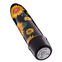Flower Power 10-Function Sunflower Waterproof Bullet Vibrator 5.3 Inch - Sexology