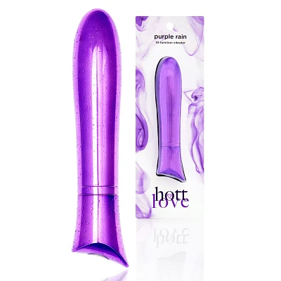 Purple Rain Multi-Function Vibrator 7 Inch - Hott Love