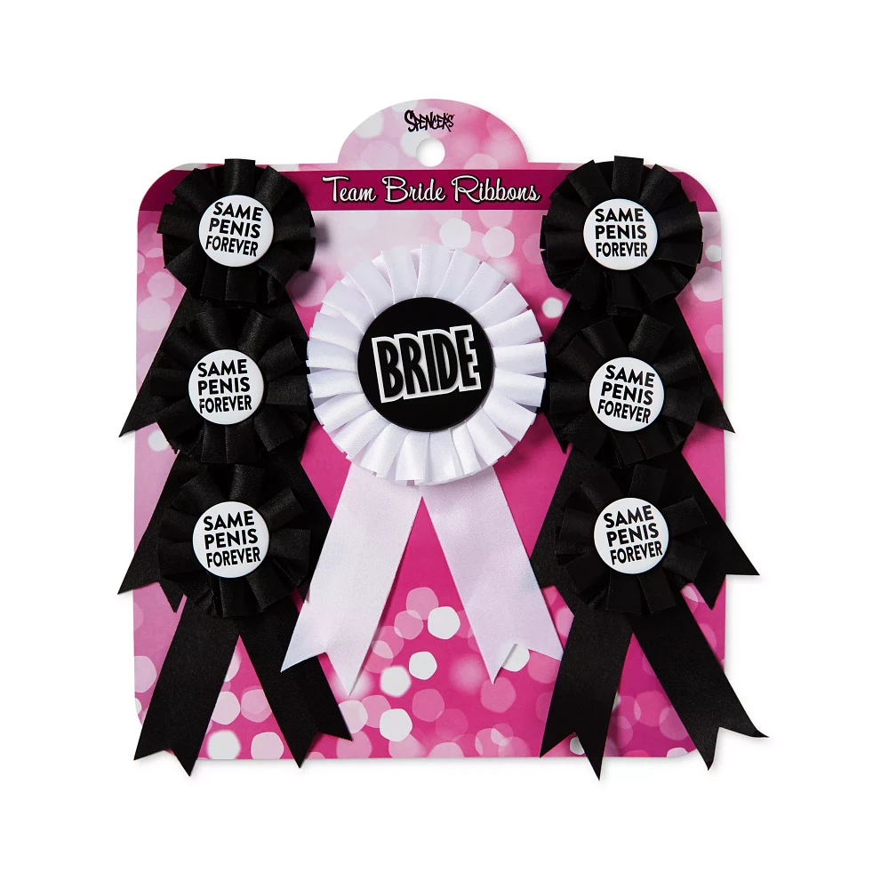 Team Bride Ribbons - 7 Pack