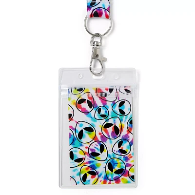 Tie-Dye Alien Lanyard