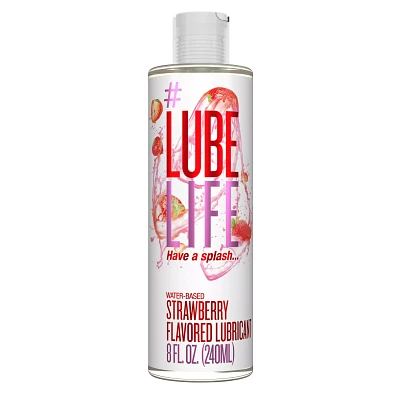 Strawberry Flavored Lube - 8 oz.