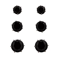 Multi-Pack CZ Stud Earrings 3 Pair