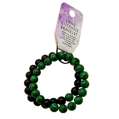 Long Distance Beaded Bracelets - 2 Pack