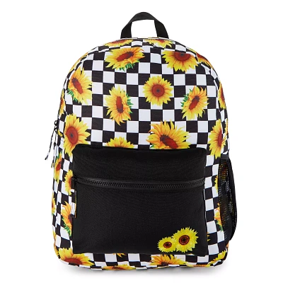 Checkered Sunflower Backpack