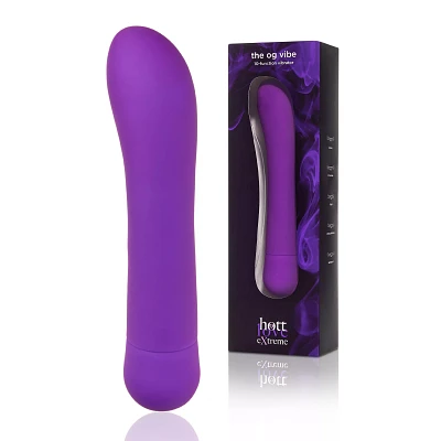 Purple OG Waterproof G-Spot Wand Vibrator 8 Inch - Hott love Extreme