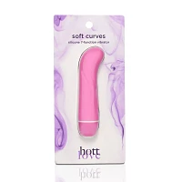 Soft Curves Multi-Function Waterproof G Spot Vibrator 5 Inch Pink - Hott Love