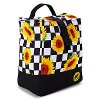 Checkered Sunflower Lunch Box