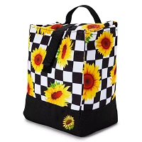 Checkered Sunflower Lunch Box