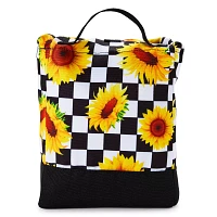 Checkered Sunflower Lunch Box