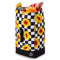 Checkered Sunflower Lunch Box