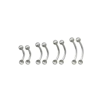 Multi-Pack Curved Barbells 4 Pair - 16 Gauge
