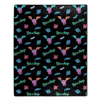 Hologram Rick Double Sided Fleece Blanket - Rick and Morty