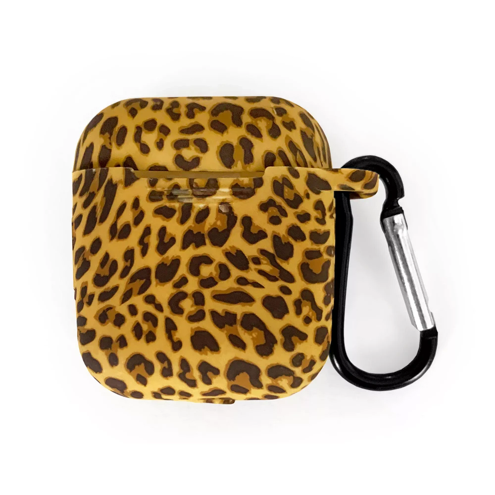 Leopard Print Earbud Case