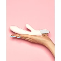 Joy Heated Rechargeable Waterproof Rabbit Vibrator 8 Inch - Oona