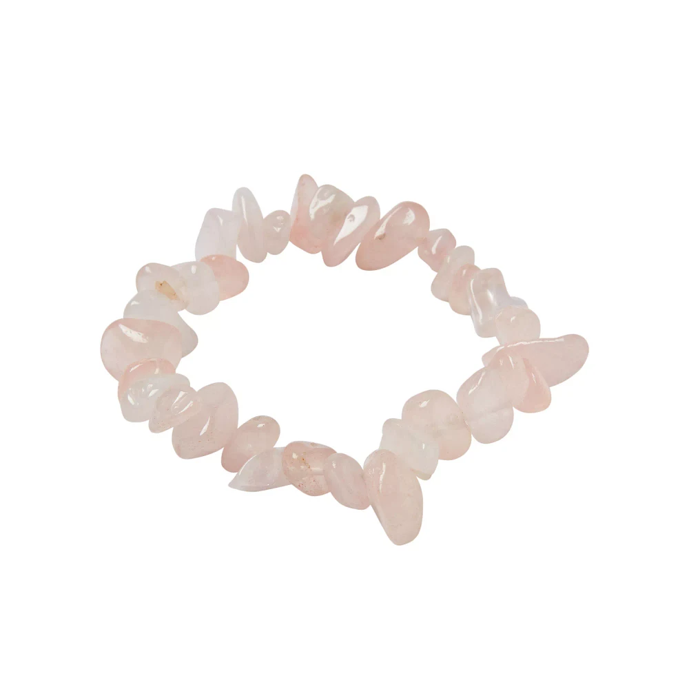 Rose Quartz Chip Bracelet