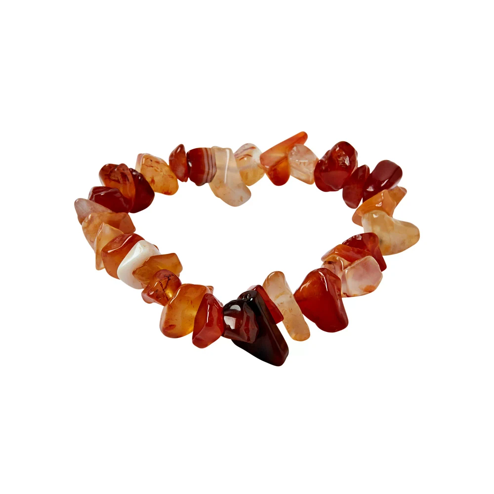 Carnelian Chip Bracelet