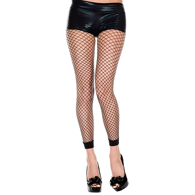 Footless Diamond Net Stockings