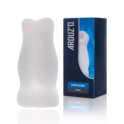 Clear Super Sucker Stroker - Arouz'd
