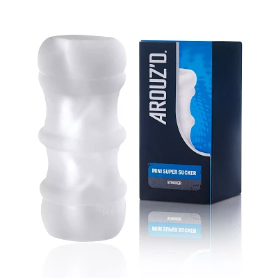 Clear Mini Super Sucker Stroker - Arouz'd