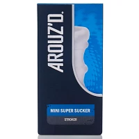 Clear Mini Super Sucker Stroker - Arouz'd