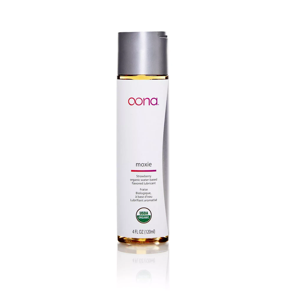 Moxie Strawberry Flavored Organic Lube 4 oz. – Oona