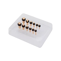 Multi-Pack Anodized Rose Gold Plugs 6 Pair - 14-4G