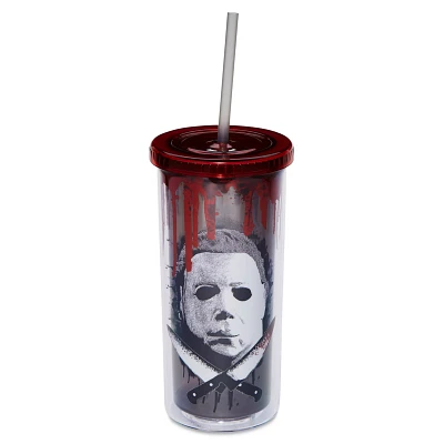 Michael Myers Mask Cup with Straw 20 oz. – Halloween