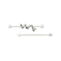 Snake Twist Barbells - 14 Gauge