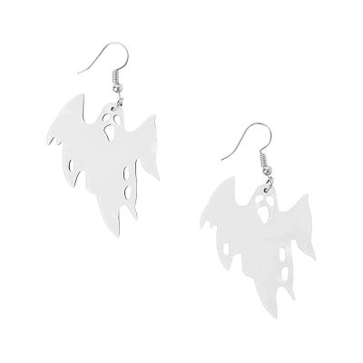 Iridescent Ghost Dangle Earrings