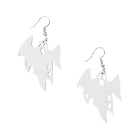 Iridescent Ghost Dangle Earrings