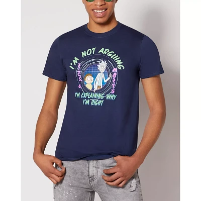 I'm Not Arguing T Shirt - Rick and Morty
