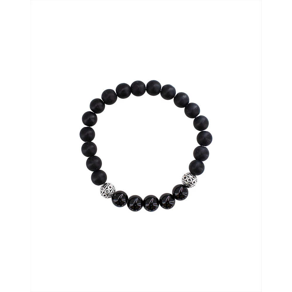 Stretchy Onyx Stone Bracelet