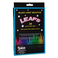 Black Light Weed Leaf Decals - 50 Pack