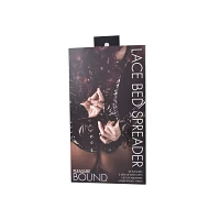 Pleasure Bound Purple Lace Bed Spreader Restraint Set