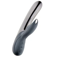 Black Swan 10-Function Rechargeable Waterproof Rabbit Vibrator 8 Inch - Hott Love Extreme