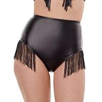 High Waist Fringe Shorts