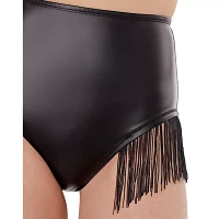 High Waist Fringe Shorts