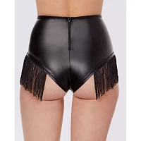 High Waist Fringe Shorts