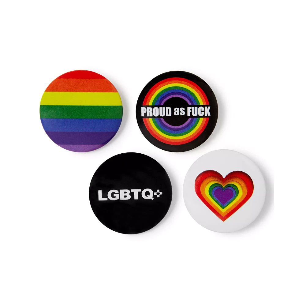 LGBTQ Pride Buttons - 4 Pack