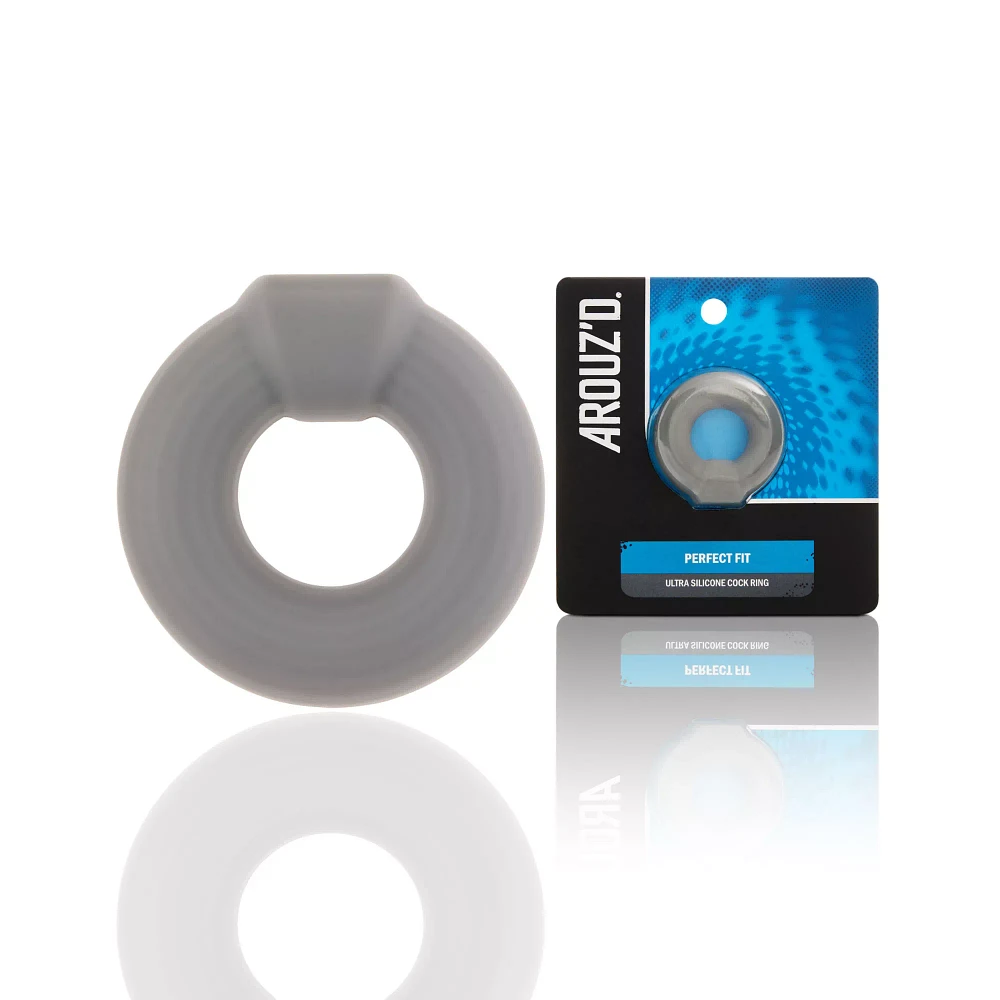 Perfect Fit Ultra Silicone Cock Ring - Arouz'd