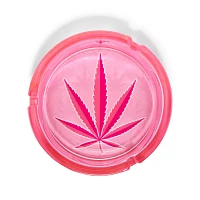 Pink Weed Leaf Ashtray