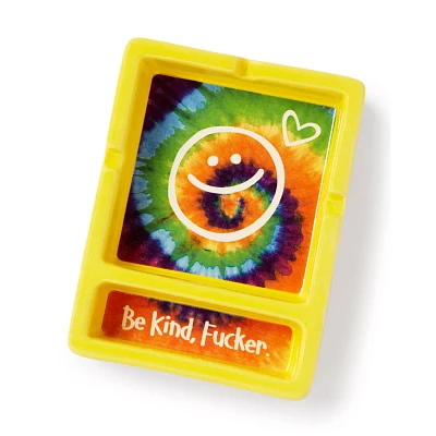Tie Dye Be Kind Ashtray