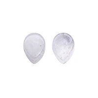 Clear Quartz Teardrop Plugs