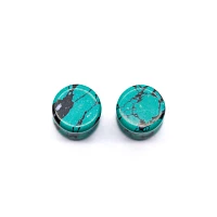 Turquoise-Effect Stone Plugs