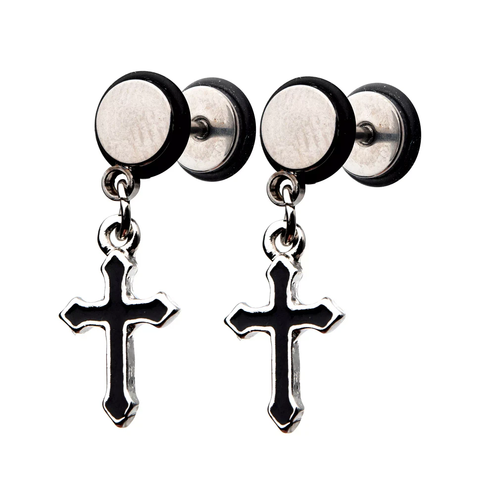 Cross Dangle Fake Plugs – 18 Gauge
